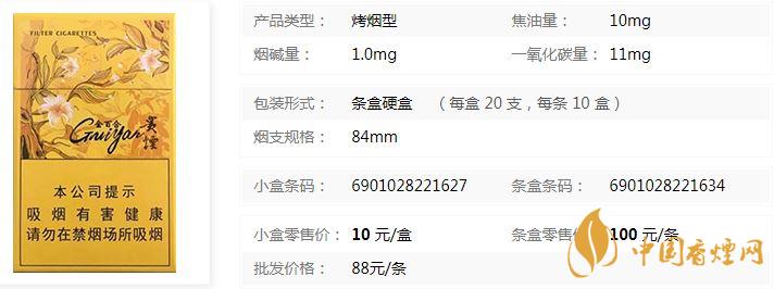 貴煙金百合多少錢一盒 貴煙金百合價格表價格一覽
